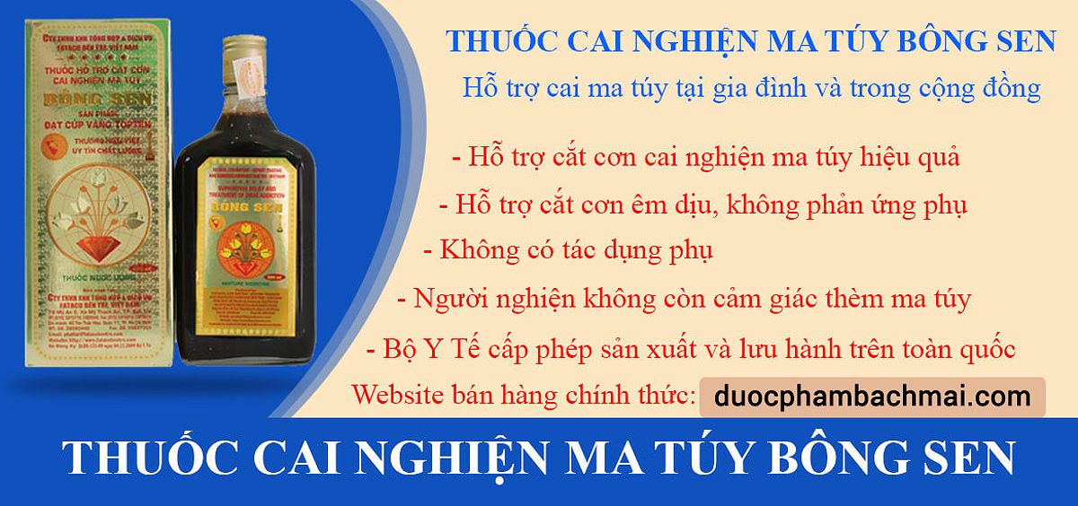 Thuốc cai nghiện Bông Sen